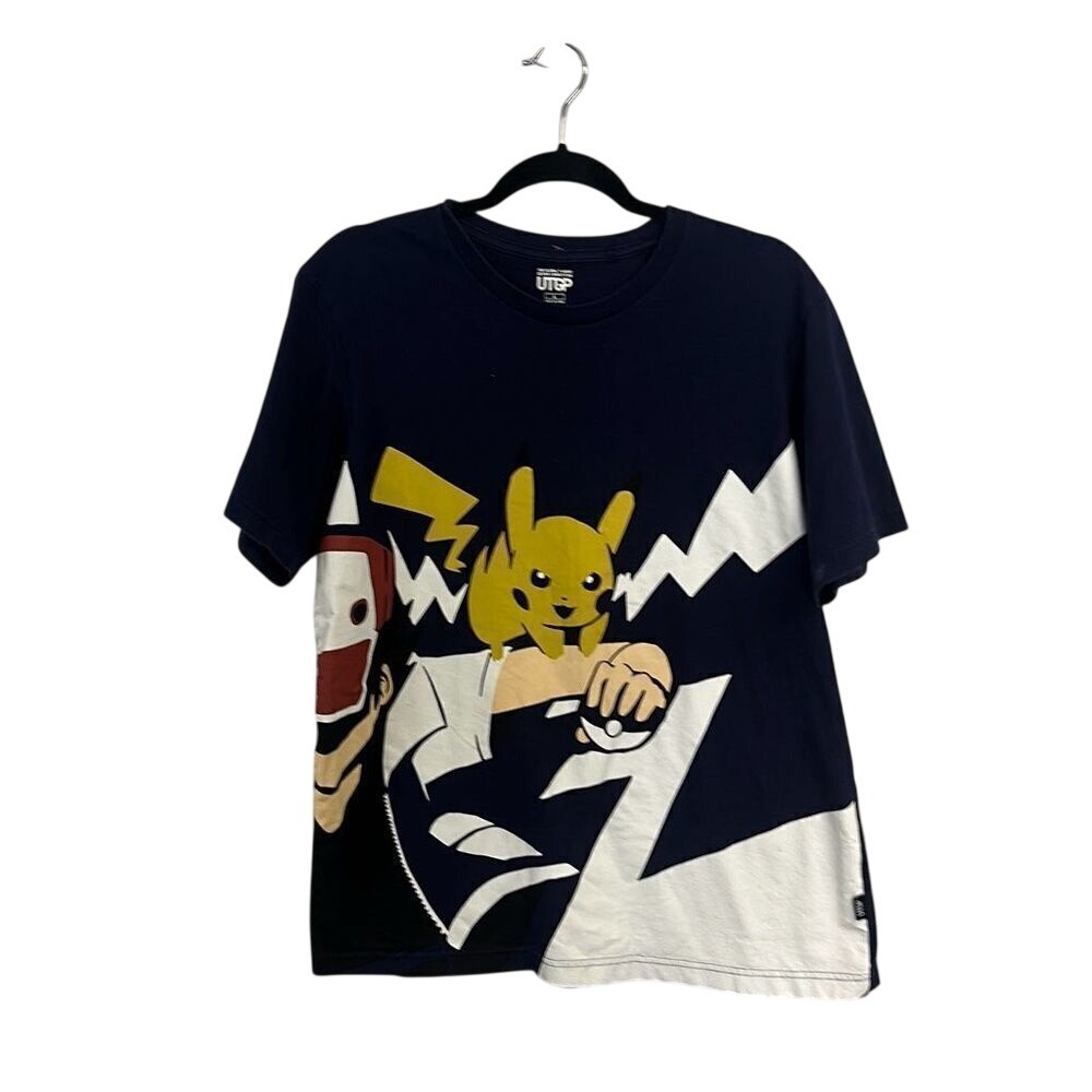 Pokemon UTGP The Global T-Shirt Design Competition Mens Blue T-Shirt Large